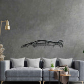 Huayra BC Classic Silhouette Metal Wall Art